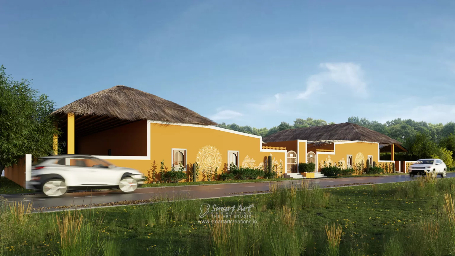 3D visualization of Farmer residence
