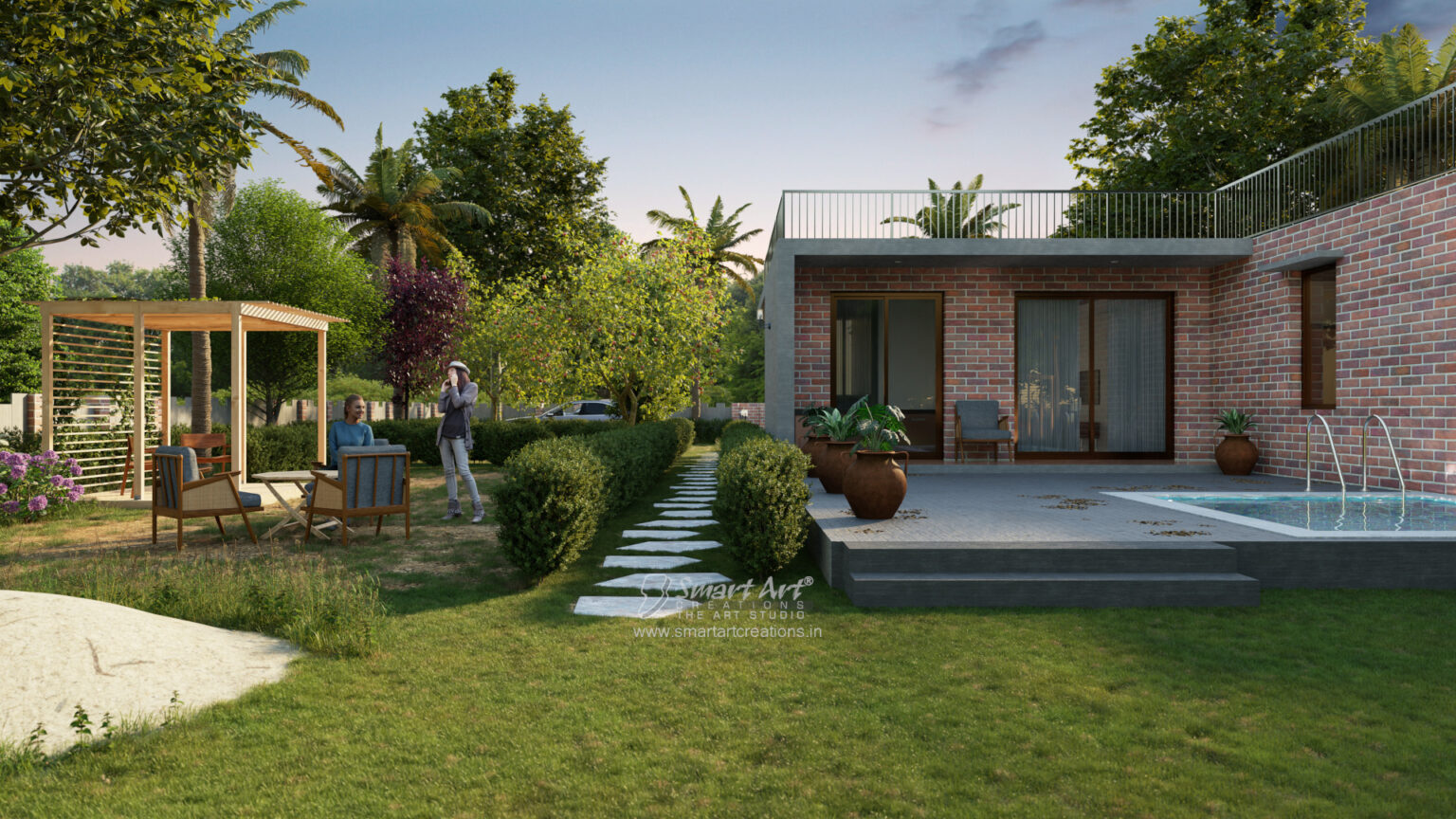 3D Visualization of Trimurty Second Homes